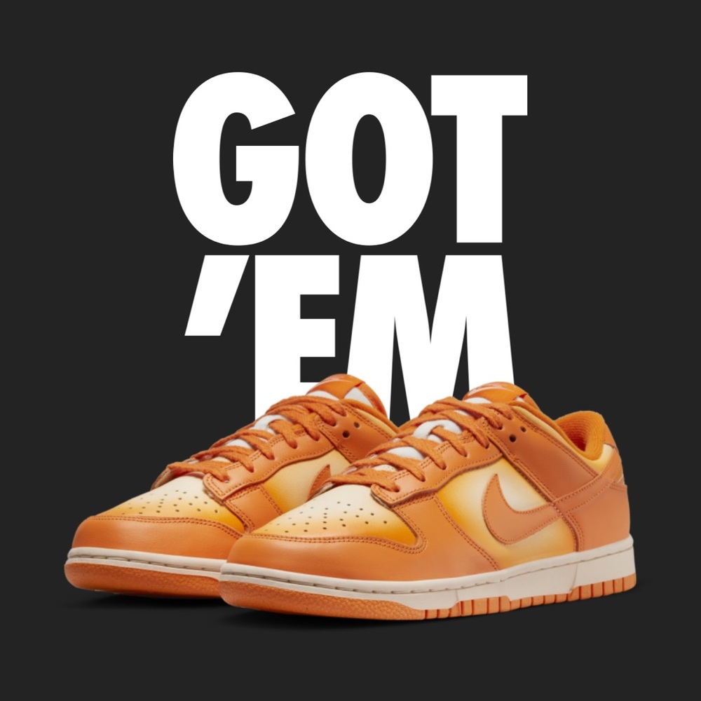 Magma Orange Dunk Low